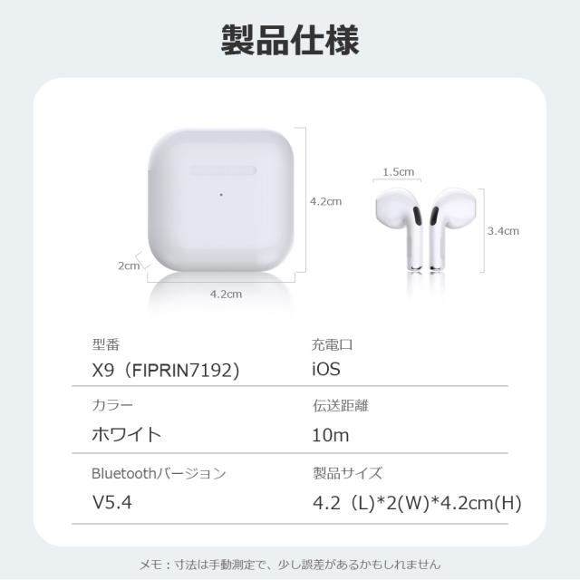 ワイヤレス イヤホン Bluetooth 5.4 tws 2026年最新モデル 日本語音声